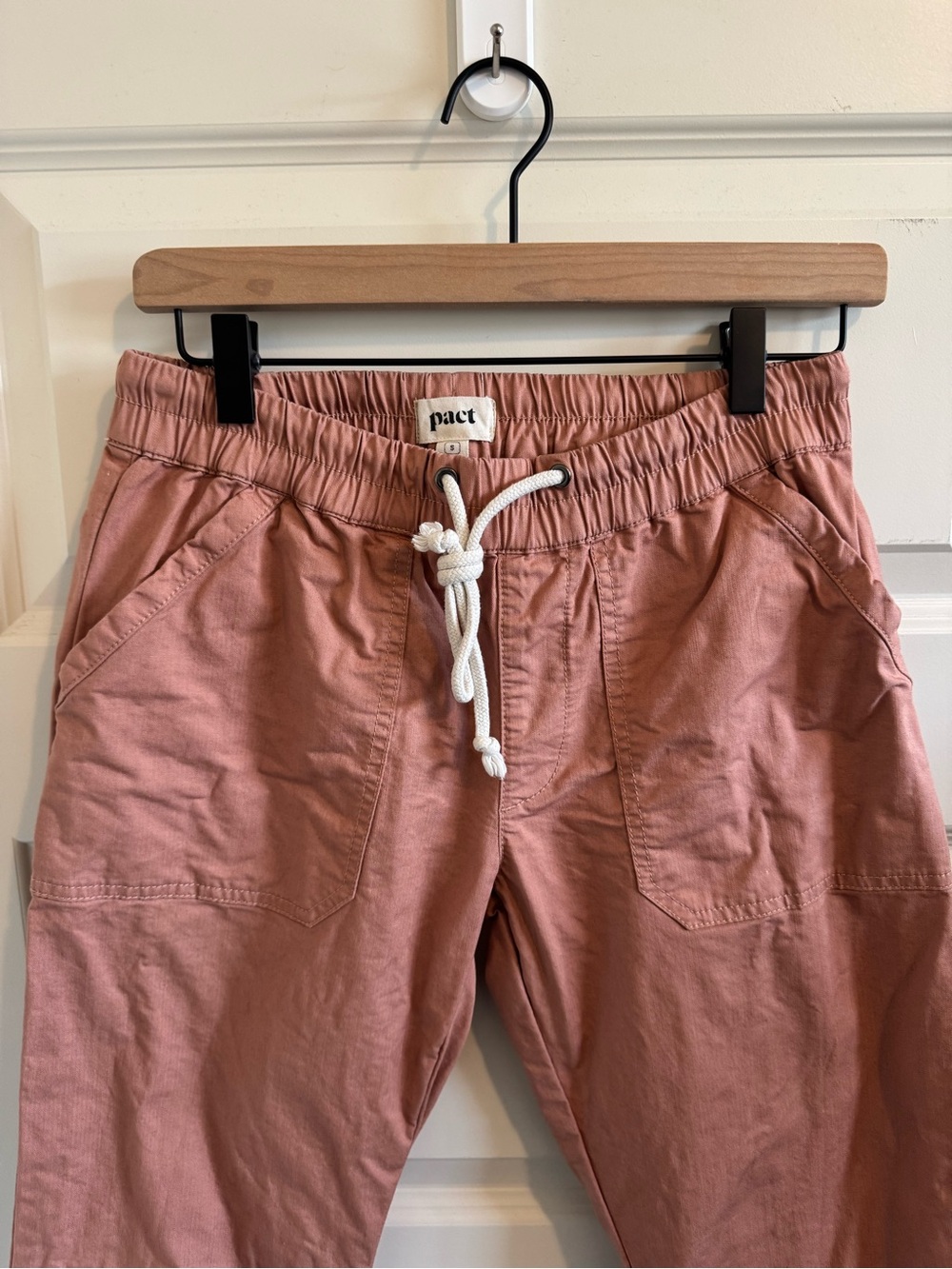 Pact Women’s Peach Organic Cotton Casual Pants - Picture 2 of 11